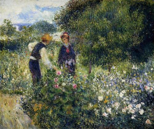 Renoir Picking Flowers